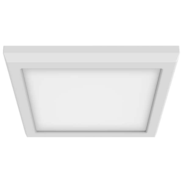 Nuvo Blink Pro 11W 7 in. LED Fixture - CCT Selectable - Square Shape - White Finish - 120V 62/1714 - main